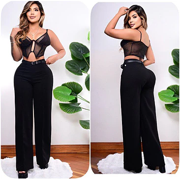 Pantalón Palazzo Correa Talla Única  7