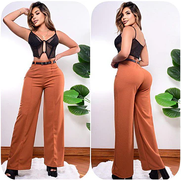 Pantalón Palazzo Correa Talla Única  10