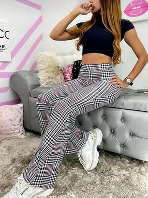 Pantalón Bota Campana Estampado
