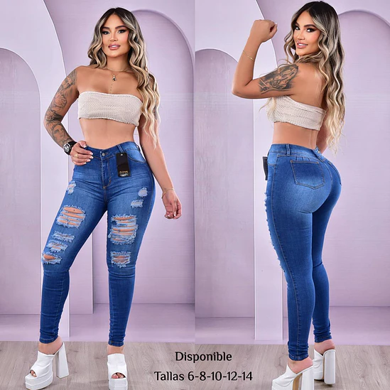 Jean Crocs 1 botón  3