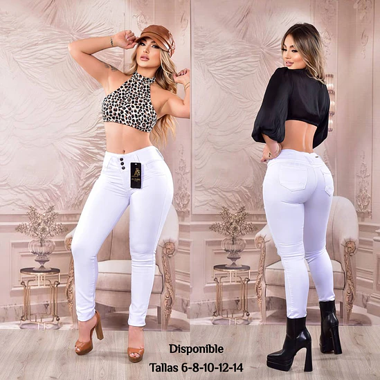 Jean 3 Botones Bolsillo  3