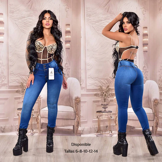 Jean 3 Botones Sin Bolsillo 2