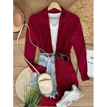 Cardigan Tejido sencillo 9