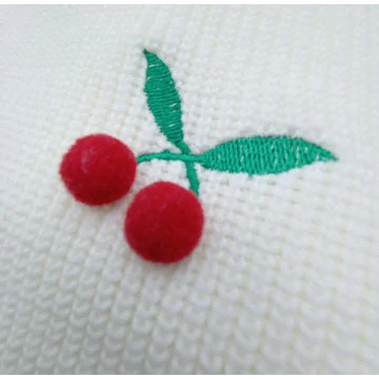 Suéter Corto Cuello Redondo Cerezas 🍒 2