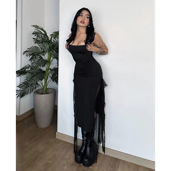 Vestido Abertura Medusa  1
