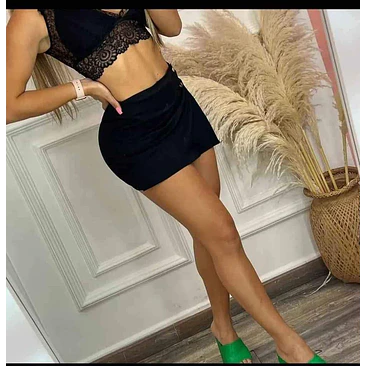 Falda Short Bengalina Licrada  1