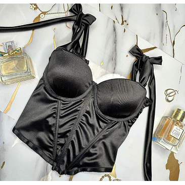 Corset Satinado Moño  3