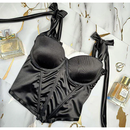 Corset Satinado Moño  3