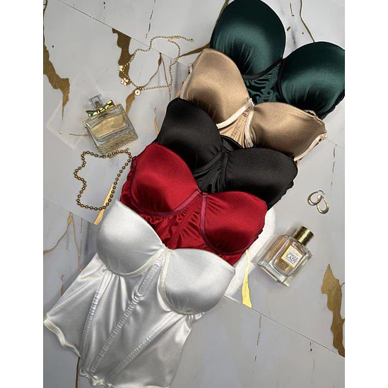 Corset Satinado Moño  5