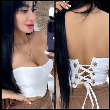 Crop Top Básico Amarre 7