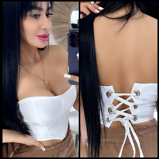 Crop Top Básico Amarre 7