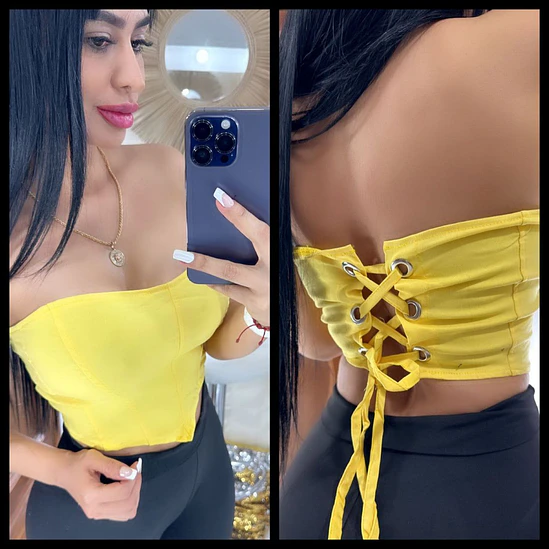 Crop Top Básico Amarre 6