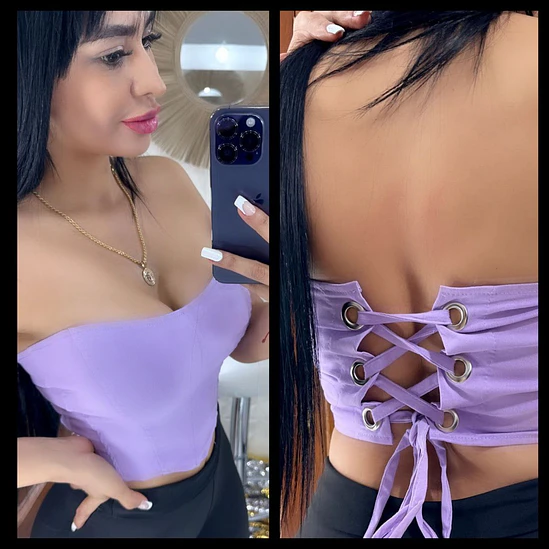Crop Top Básico Amarre 2