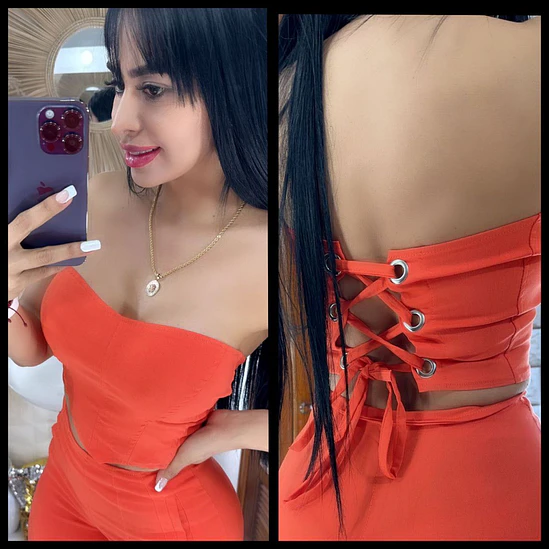 Crop Top Básico Amarre 8