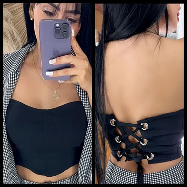 Crop Top Básico Amarre 9