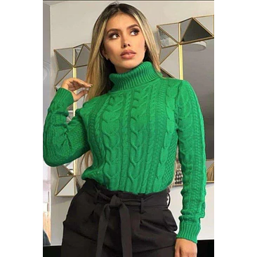 Suéter Tejido Cuello Tortuga  1
