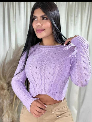 Suéter Tejido Corto 