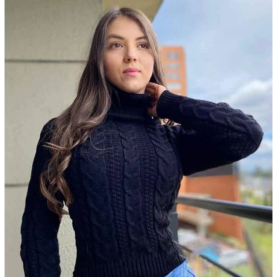 Suéter Tejido Cuello Tortuga  4