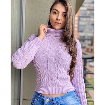 Suéter Tejido Cuello Tortuga  2