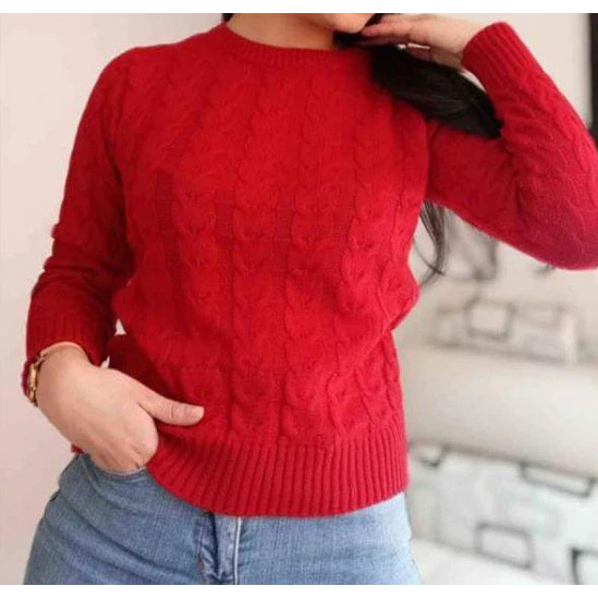 Sueter Tejido Cuello Redondo  5