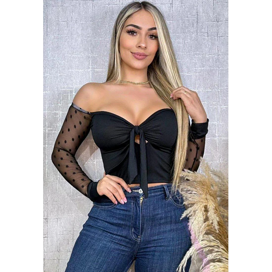 Crop Top Puntos  2