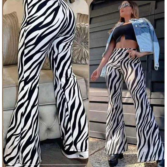 Pantalón Bota campana Cebra  1
