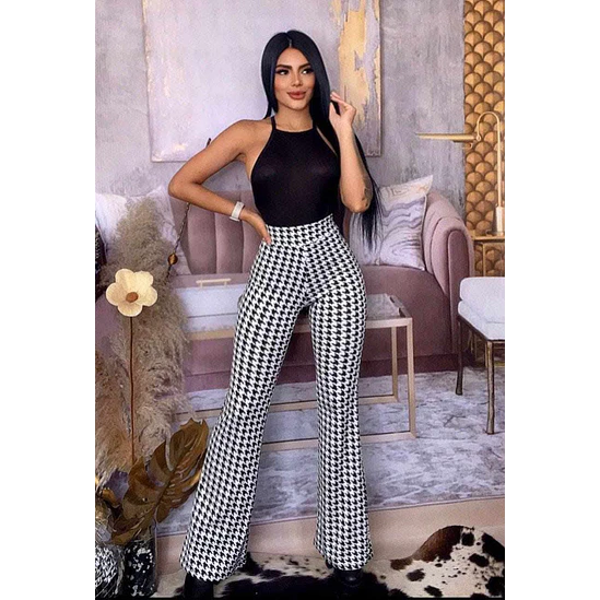 Pantalón Bota Campana Estampado  1