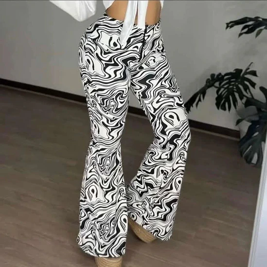 Pantalón Bota Campana Estampado  6