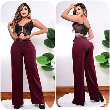 Pantalón Palazzo Correa Talla Única  11