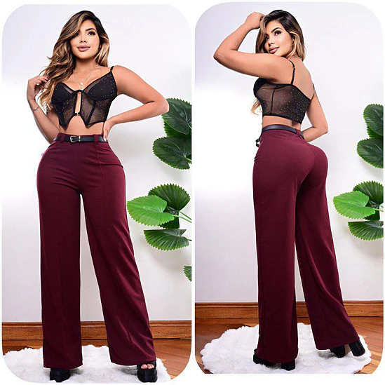 Pantalón Palazzo Correa Talla Única  11