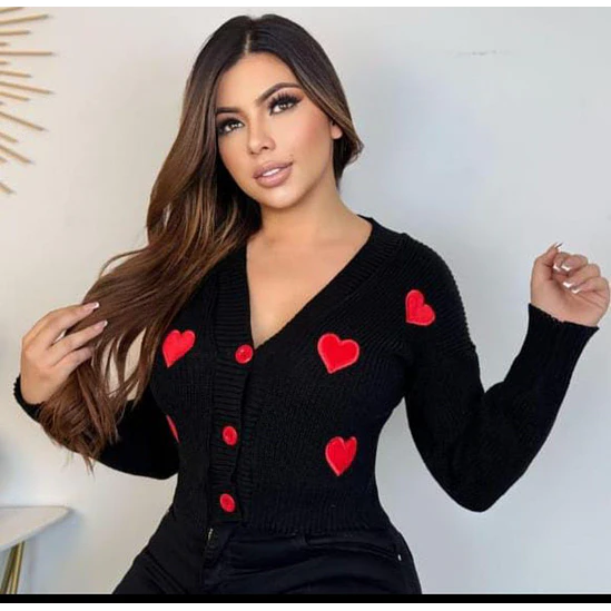 Suéter Tejido Corazón  2