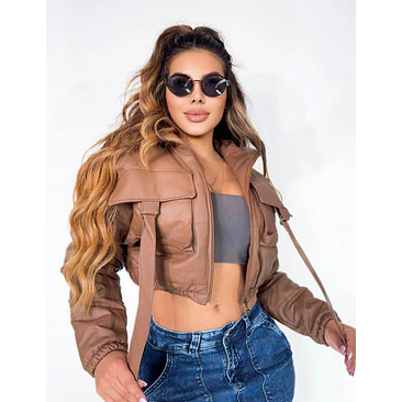 Chaqueta Cargo Tipo Bomper Talla Unica 1