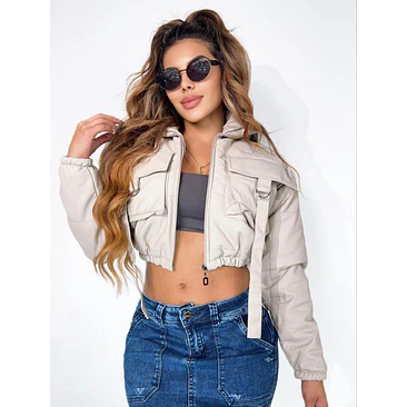 Chaqueta Cargo Tipo Bomper Talla Unica 6