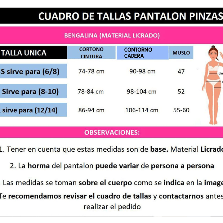 Pantalón Pinzas Bengalina  19