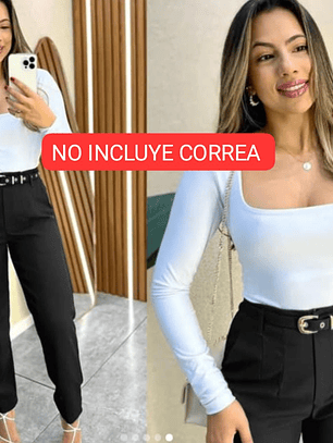 Pantalón Pinzas Bota Recta 