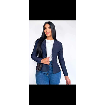 Blazer Abierto Botón Tallas S-M-L-XL 3
