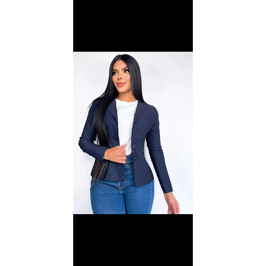 Blazer Abierto Botón Tallas S-M-L-XL 3