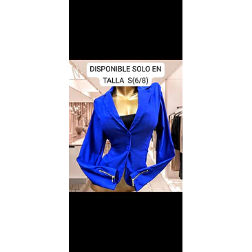 Blazer Abierto Botón Tallas S-M-L-XL 4