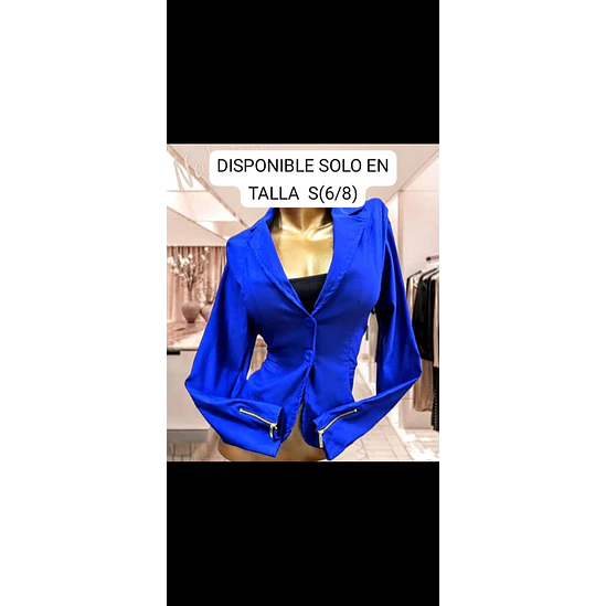 Blazer Abierto Botón Tallas S-M-L-XL 4