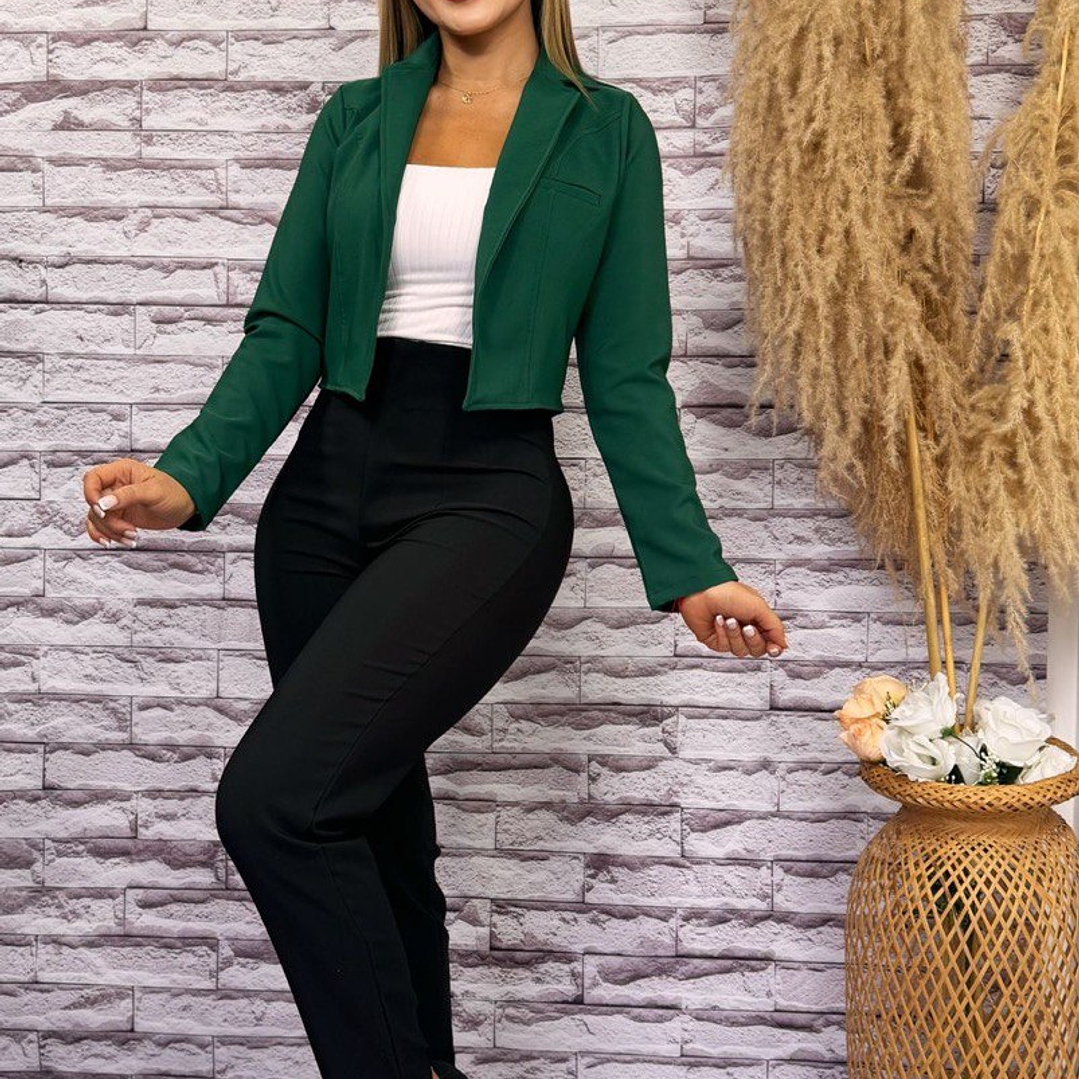 Blazer corto Lino Armani  7