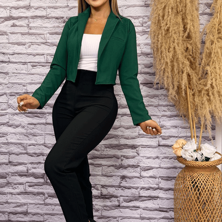 Blazer corto Lino Armani  7