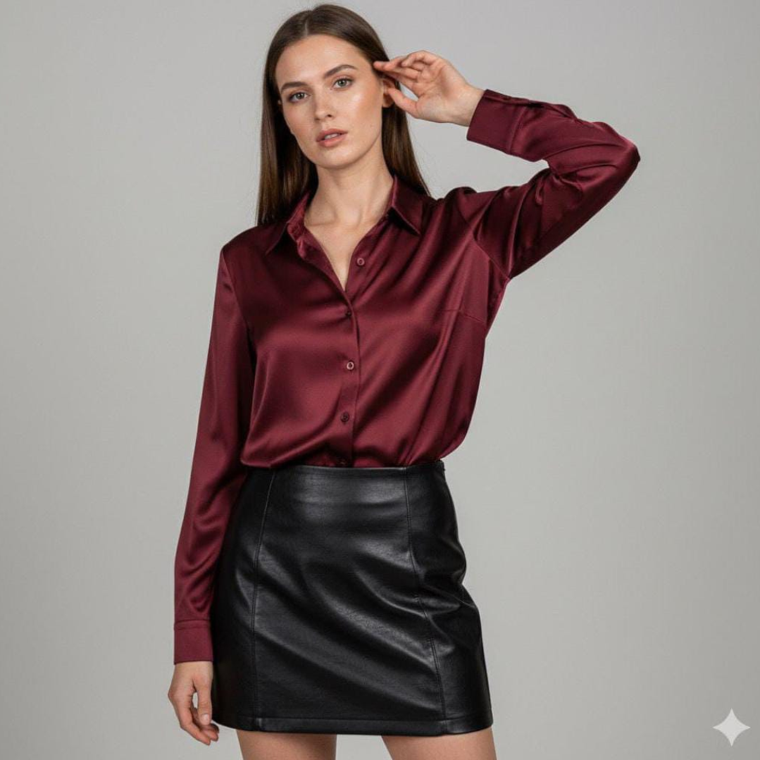 Blusa Camisera Satin  19