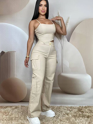 Conjunto 2 Pz Eliana Tiras 