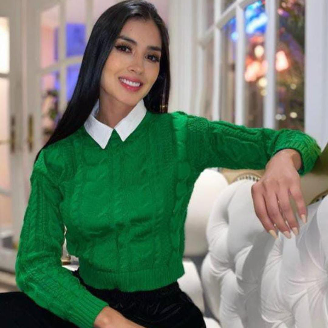 Suéter Tejido Corto  1