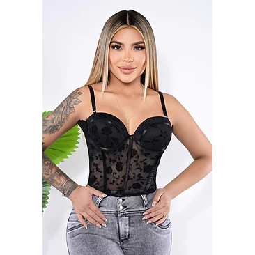 Crop Top Animal Print 1