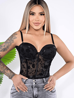 Crop Top Animal Print