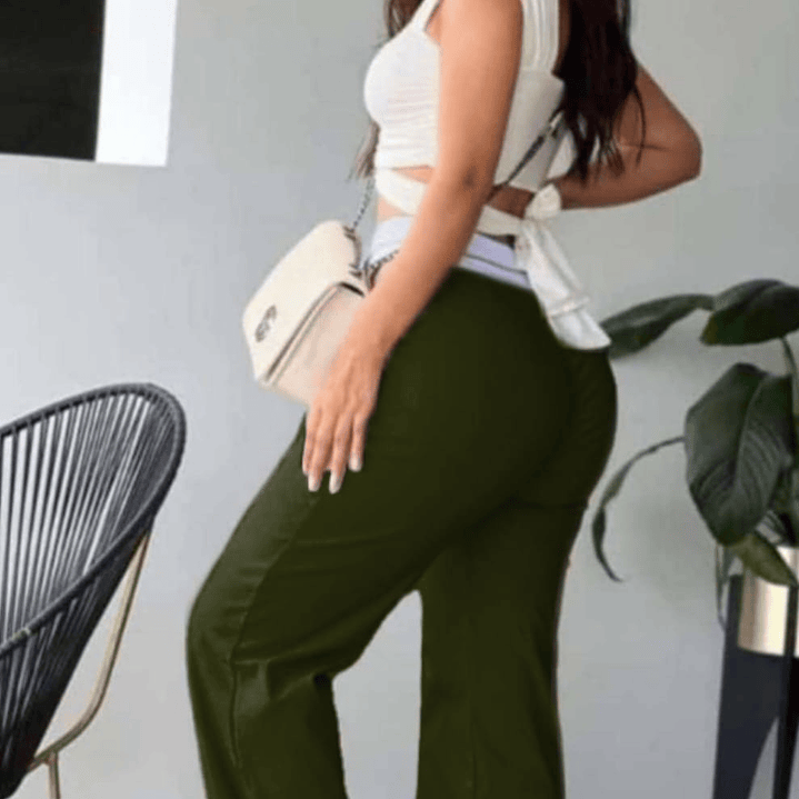 Pantalón Pretina Verde Militar 8/10 2