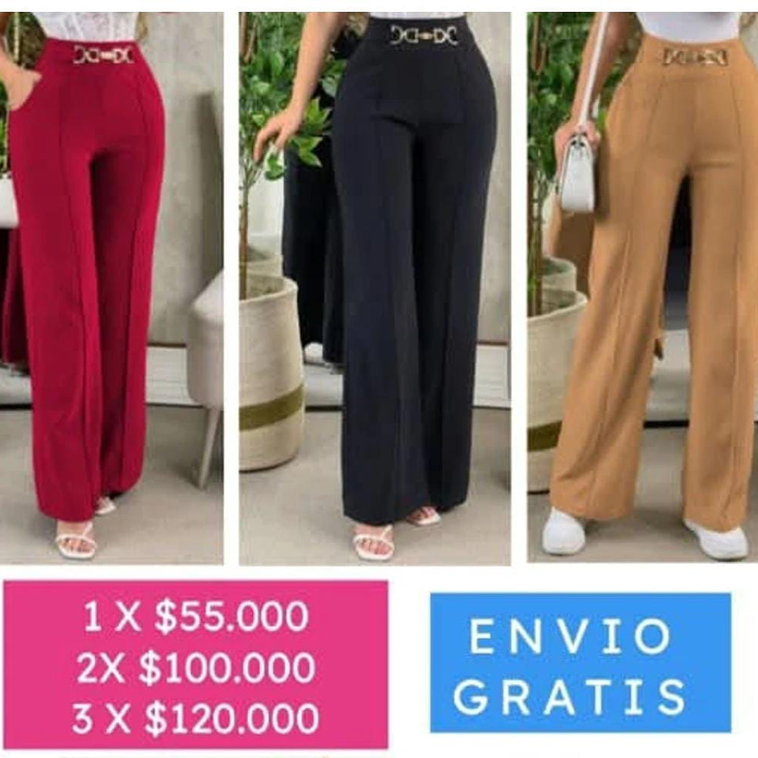 Promo Pantalón Hebilla x6 1