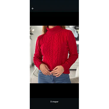 Suéter Tejido Cuello Tortuga  6