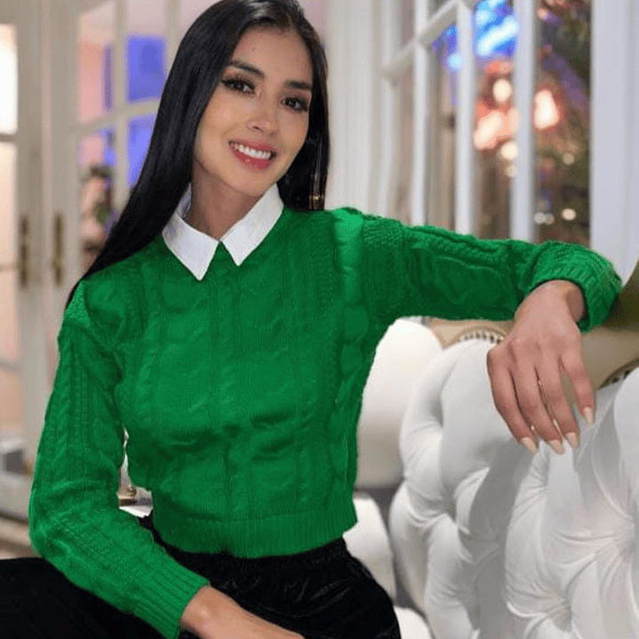 Sueter Tejido Cuello Redondo  6